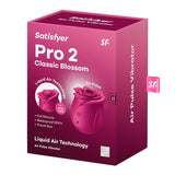 Satisfyer - Pro 2 Classic Blossom Clitoral Air Stimulator (Pink) STF1312 CherryAffairs