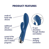 Satisfyer - Spinning Rabbit 1 Rotating Rabbit Vibrator CherryAffairs