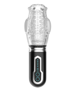 Secwell - Thrusting, Rotating & Vibrating Oral Masturbator (Black) SEC1006 CherryAffairs