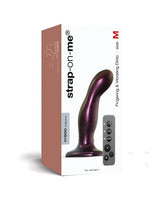 Strap On Me - Fingering and Vibrating Rechargeable Dildo (Purple) SOM1001 CherryAffairs