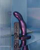 Strap On Me - Fingering and Vibrating Rechargeable Dildo (Purple) SOM1001 CherryAffairs