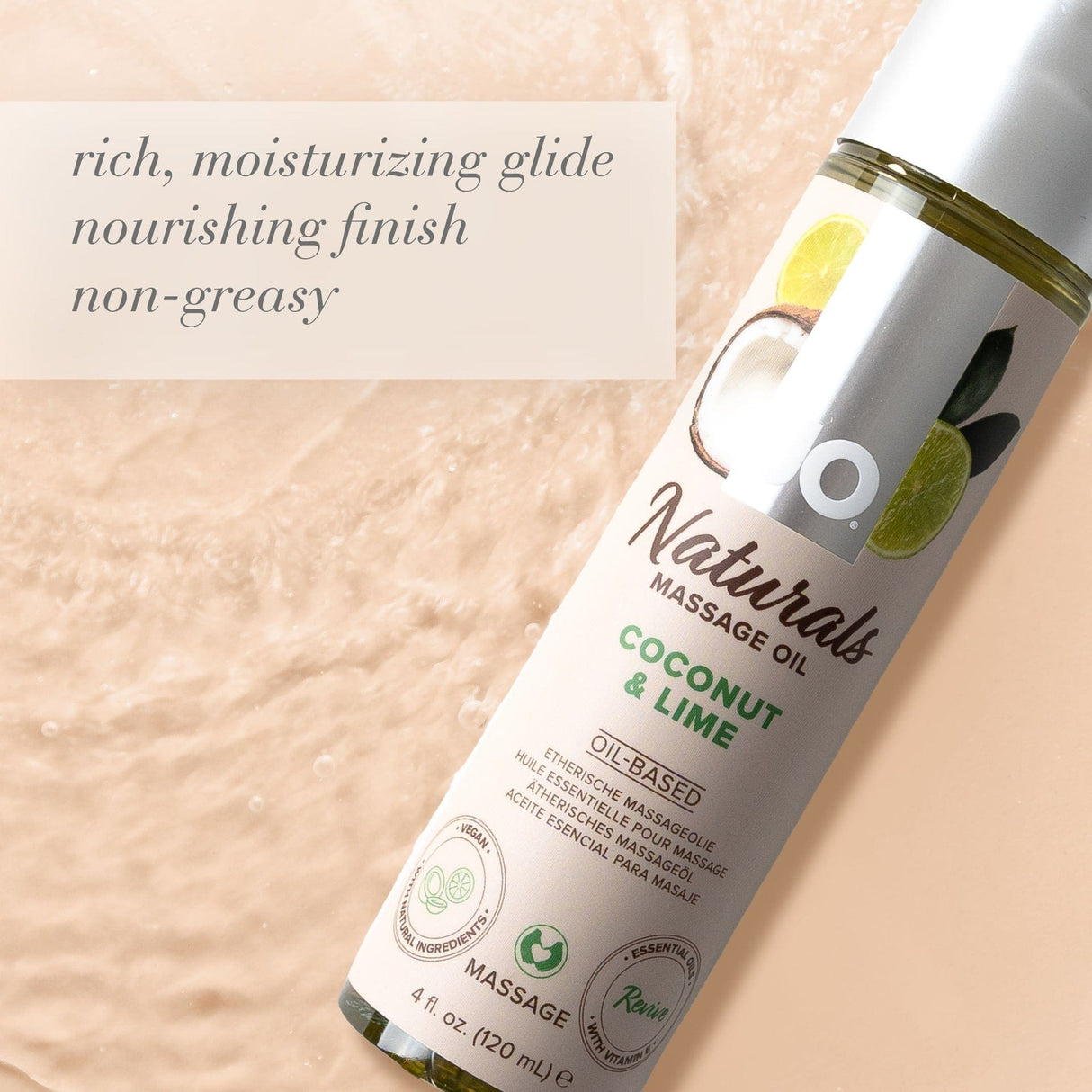 System Jo - Naturals Massage Oil CherryAffairs