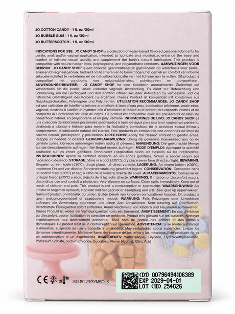 System JO - Tri-Me Candy Shoppe Flavoured Water-Based Lubricant Triple Pack 3 × 30 ml SJ1250 CherryAffairs