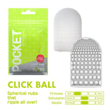 Tenga - Pocket Stroker Masturbator (Clear) - CherryAffairs.sg