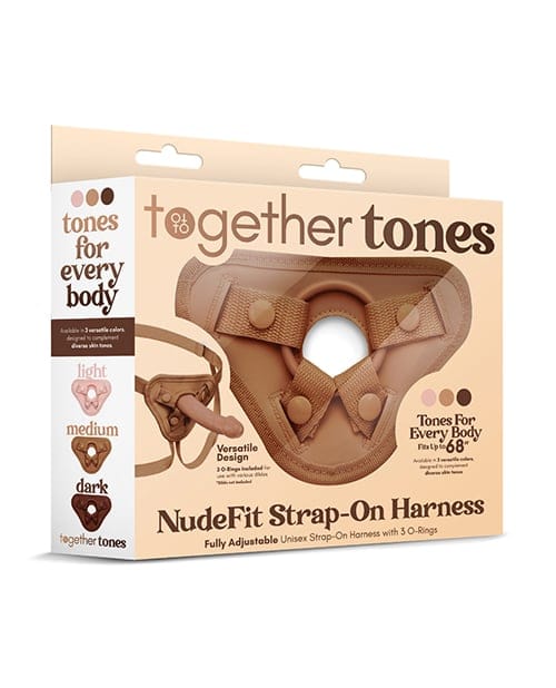 Together - NudeFit Fully Adjustable Strap-On Harness OT1322 CherryAffairs
