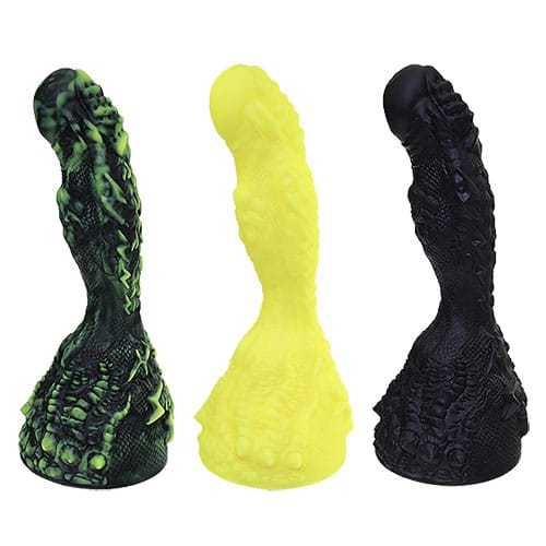 Tomax - Lightning Dragon Volt Fantasy Silicone Suction Cup Dildo CherryAffairs