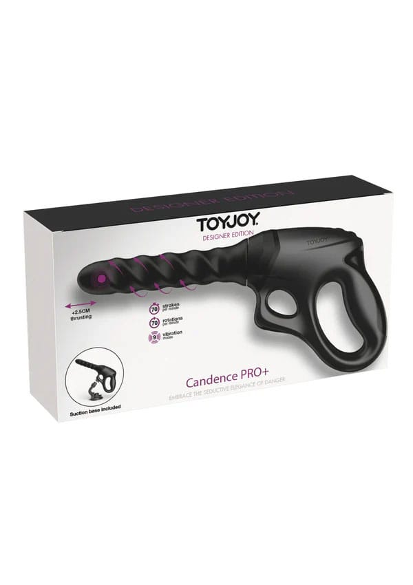 ToyJoy - Cadence Pro+ Rotating Gun Vibrator (Black) TJ1079 CherryAffairs
