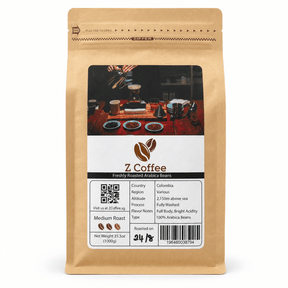 ZUSH Coffee - Specialty Coffee Beans , 100% Arabica, Batch Roasted. COLOMBIA ZUSH1701 CherryAffairs