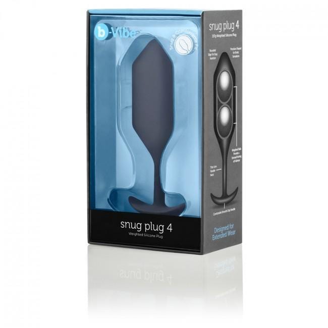 B-Vibe - Snug Plug Weighted Silicone Anal Plug BV1010 CherryAffairs