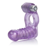 California Exotics - Double Diver Vibrating Cock Ring (Purple) CE1463 CherryAffairs