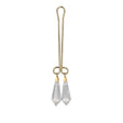 California Exotics - Intimate Play Crystal Clitoral Jewelry Clamp (Gold) CE1822 CherryAffairs