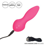 California Exotics - Mini Marvels Silicone Marvelous Flicker Clit Massager (Pink) CE1507 CherryAffairs