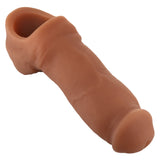 California Exotics - Packer Gear Ultra Soft Silicone STP Hollow Dildo 5" (Brown) CE1930 CherryAffairs