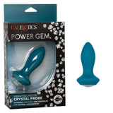 California Exotics - Power Gem Vibrating Petite Crystal Probe Anal Plug CherryAffairs