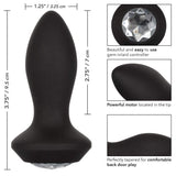 California Exotics - Power Gem Vibrating Petite Crystal Probe Anal Plug CherryAffairs