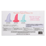 California Exotics - Sheology Advanced 3 Piece Wearable Vaginal Dilator Set (Multi Colour) CE1867 CherryAffairs