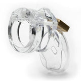 CBX - CB-6000S Male Chastity Cage Small 2.5" (Clear) - CherryAffairs.sg