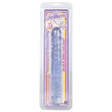 Doc Johnson - Crystal Jellies Jr. Double Dong 12" (Clear) - CherryAffairs.sg