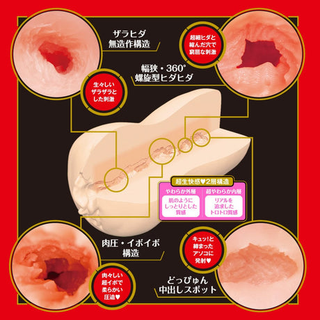 EXE - Japanese Real Hole Student Anna Kami Onahole (Beige)    Masturbator Vagina (Non Vibration)