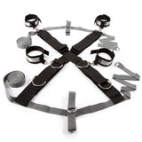 Fifty Shades of Grey - Keep Still Over the Bed Cross Restraint Set - CherryAffairs.sg