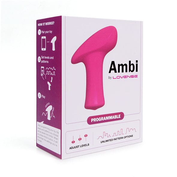 Lovense - เครื่องสั่น Bullet ที่ควบคุมด้วยแอป Ambi (สีชมพู)
