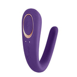 Satisfyer - Double Classic Partner Couple's Vibrator (Purple) - CherryAffairs.sg