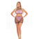 Pink Lipstick - Crave You 4Pc Bandeau Lingerie Set O/S (Pink)    Lingerie Set