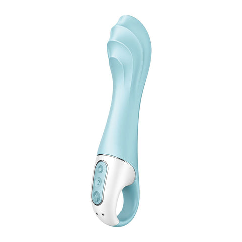 Satisfyer - เครื่องสั่น G Spot ควบคุมด้วยแอปปั๊มลม 5 (สีน้ำเงิน)