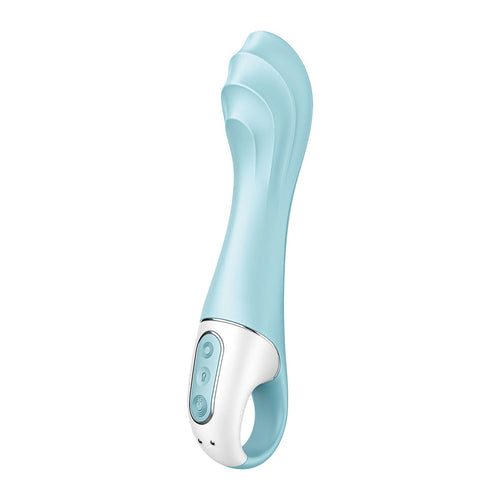 Satisfyer - เครื่องสั่น G Spot ควบคุมด้วยแอปปั๊มลม 5 (สีน้ำเงิน)