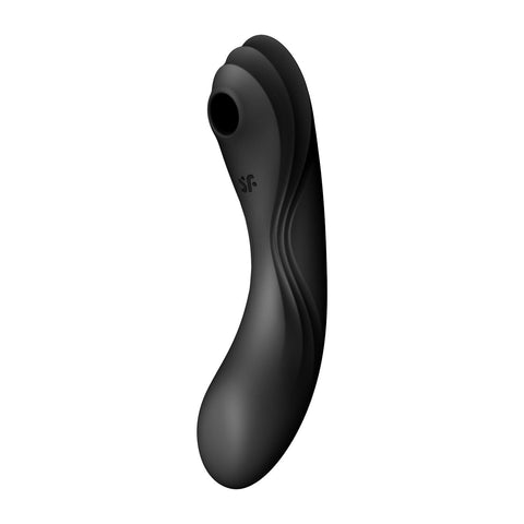 Satisfyer - Curvy Trinity 4 可插入式G点阴蒂气流刺激振动器（黑色）