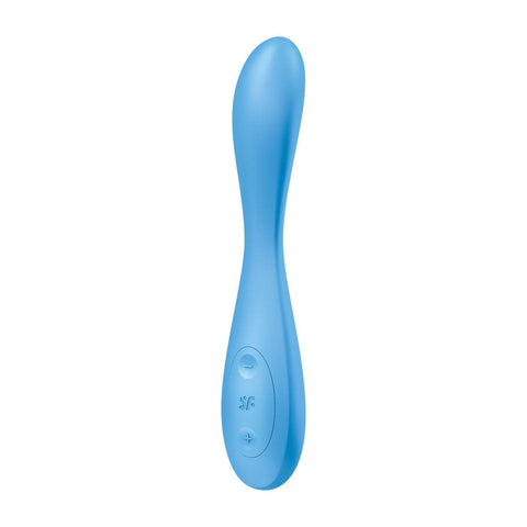 Satisfyer - เครื่องสั่น G Spot ที่ควบคุมโดยแอป Flex 4+ (สีน้ำเงิน)