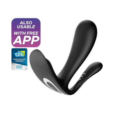 Satisfyer - เครื่องสั่นคู่แบบสวมใส่ได้ที่ควบคุมโดยแอปลับสุดยอด
