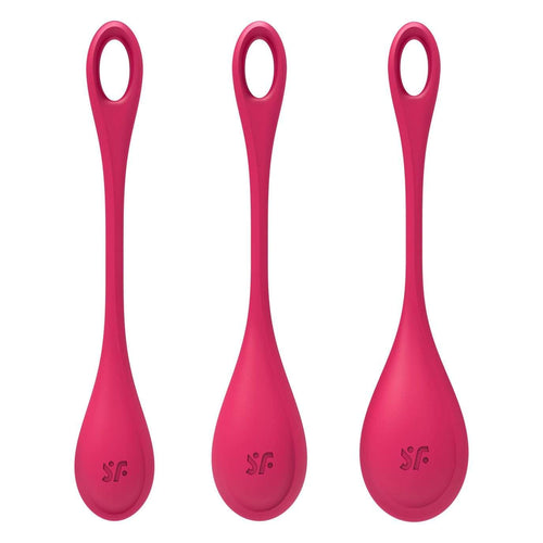 Satisfyer - ชุดฝึกลูกบอล Kegel ซิลิโคน Yoni Power 1